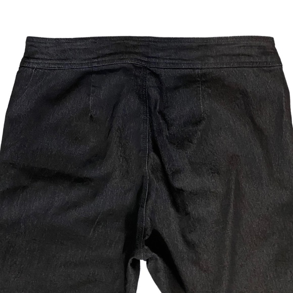 Bandolino 10 Black Denim Side Zip Jeans - Picture 7 of 12